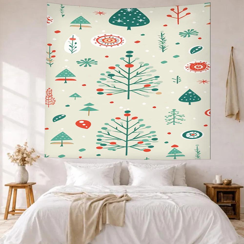 Christmas Wall Decor Tapestry Art For Pet Memorial Birthdaywedding Party Backdrop Family Gift