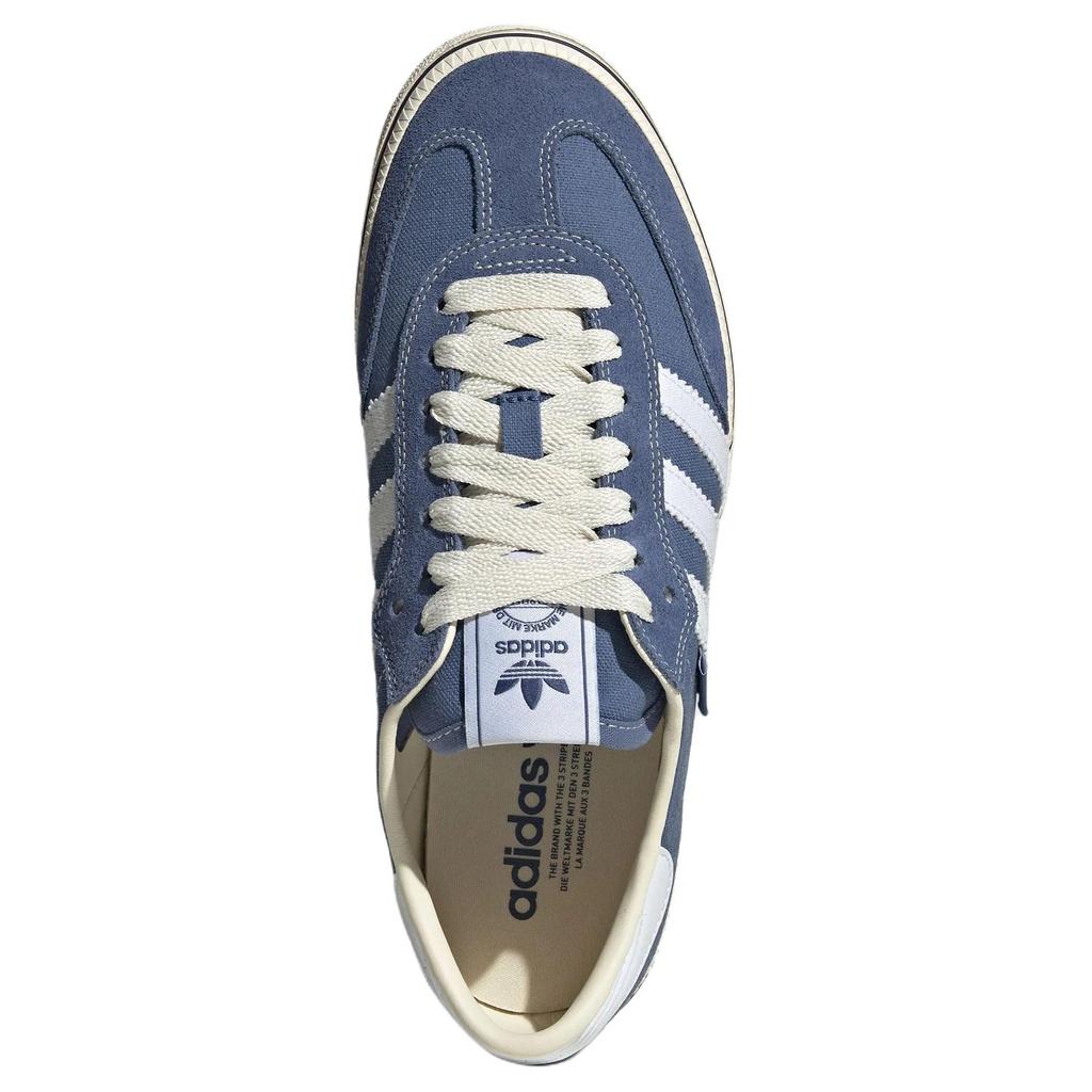 adidas Оригинальные кроссовки Samba Немецкой армии Унисекс Синие Белые KI0393