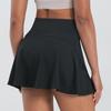 Women's 2025 Summer Quick-Dry Tennis Skirt Anti-Slip Inner Shorts High Elastic Gym Skort for Running & Yog