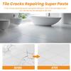Jaysuing Паста для ремонта плитки Туалет Мрамор Напольная плитка Ремонт сколов Заделка трещин Заполнение отверстий Клеящая паста