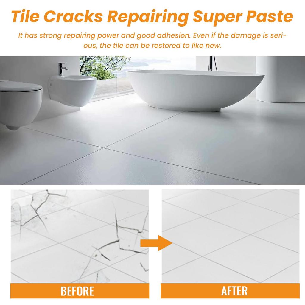 Jaysuing Паста для ремонта плитки Туалет Мрамор Напольная плитка Ремонт сколов Заделка трещин Заполнение отверстий Клеящая паста