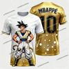 Летняя футболка Dragon Ball Детские Топы Футболка Аниме Фигурки Сон Гоку Супер Сайян Футболка Мальчики Футболки Детская Одежда Короткий Рукав