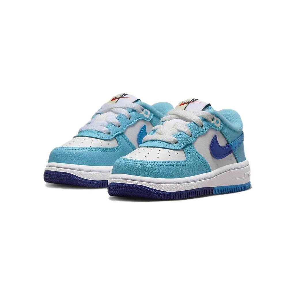 Nike Force 1 LV8 2 TD Split - Light Photo Blue Детские кроссовки Белый Deep-Royal-Blue Baltic-Blue DX2165-100