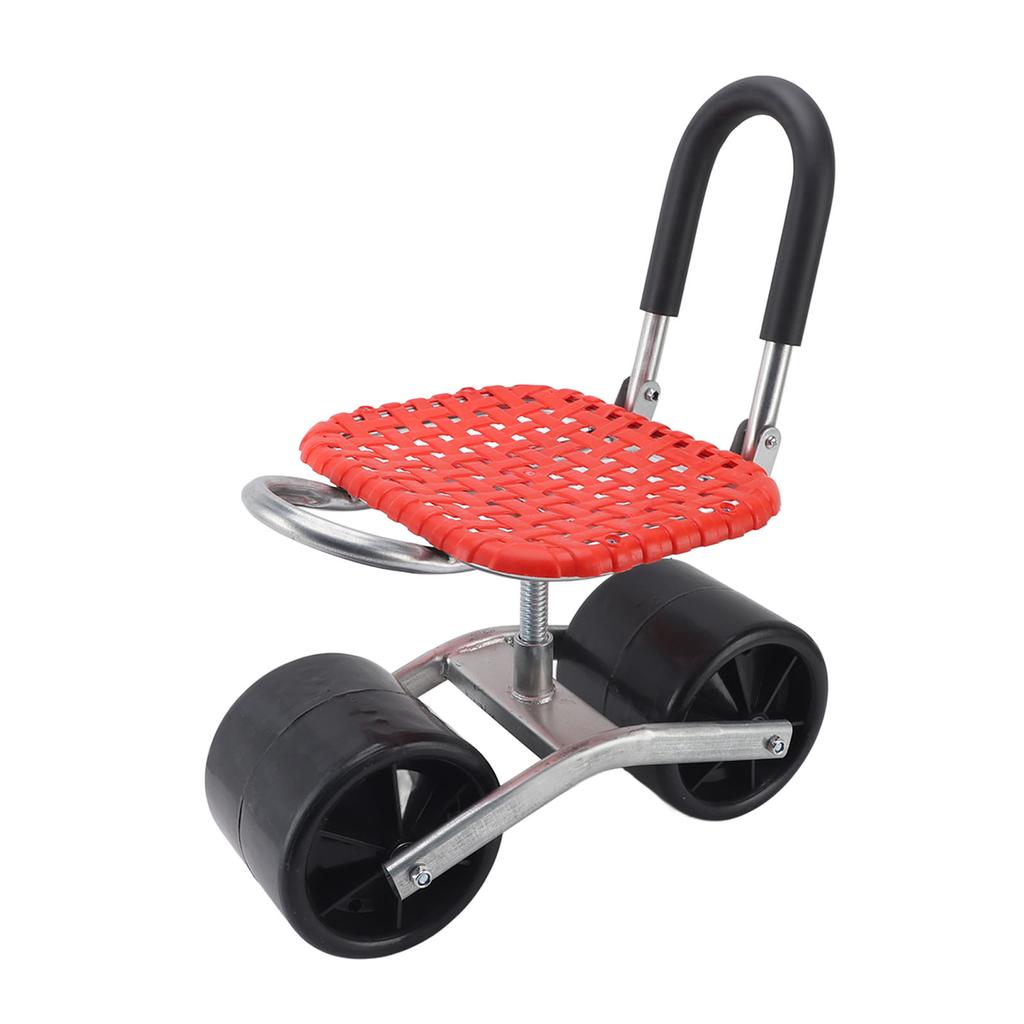 Садовое рабочее сиденье на колесиках. Экономия труда. Утюг. Удобная регулировка с 2 колесами. 