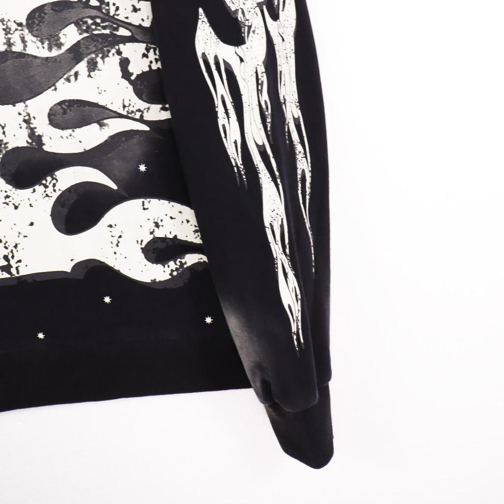 Комплект: Худи и спортивные штаны Hellstar, ретро, стирка, потертости, принт под грязь