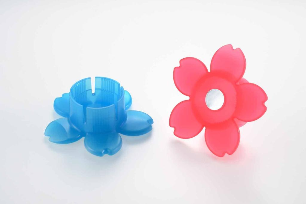 Эксклюзивный веб-товар Yoshikawa Открывалка для пластиковых бутылок и подставка для сушки (Розовый / Синий) 4003093