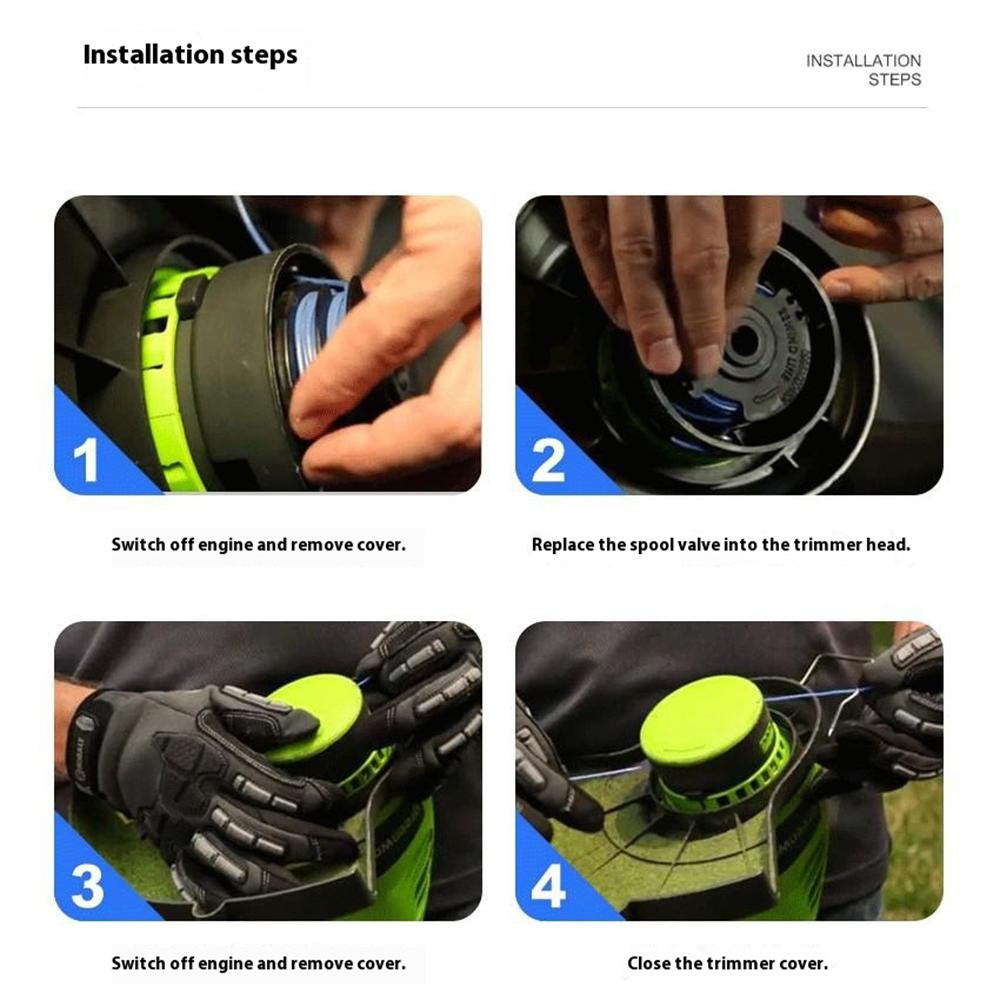 3Pcs Plastic Spool Cap for Greenworks 21272/21212 Lawn Mower Replacement Part,3410468