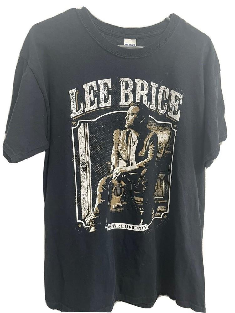 Винтажная футболка Lee Brice В туре 2018 Подарок для фанатов Черная S-5XL Футболка SN405 Унисекс