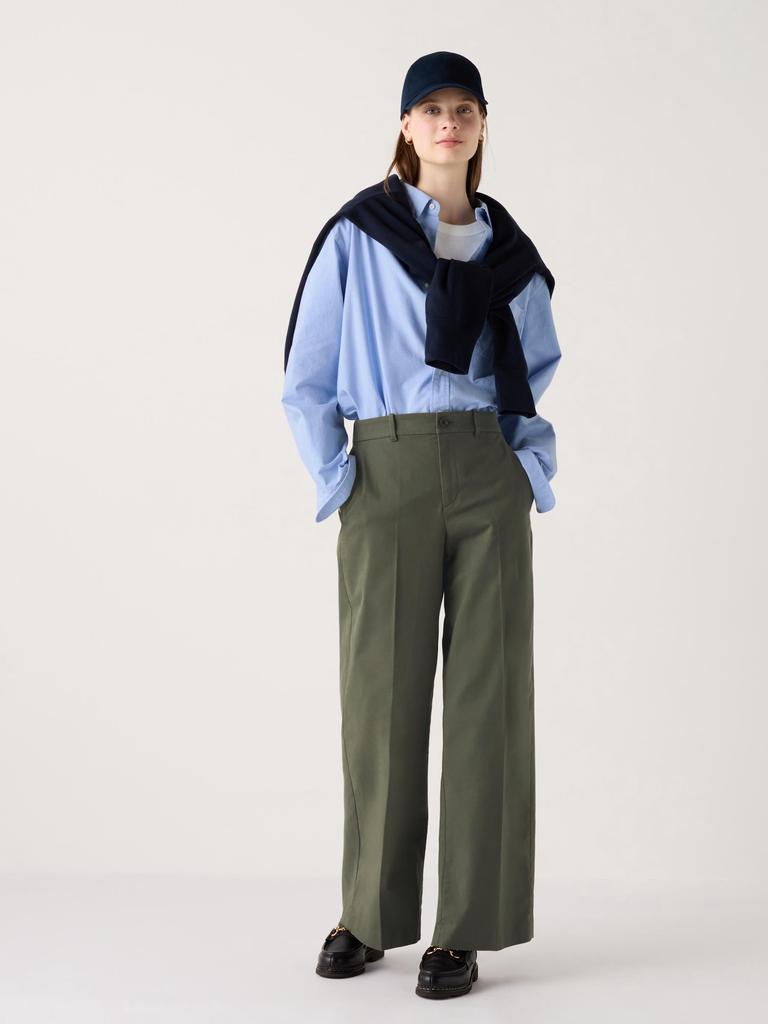 Uniqlo Японские широкие брюки-чиносы, длинные