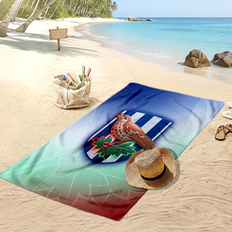 Пляжное полотенце West Bromwich Albion Football Print, Большое Мягкое Быстросохнущее Полотенце для Пляжа Кемпинга Плавания