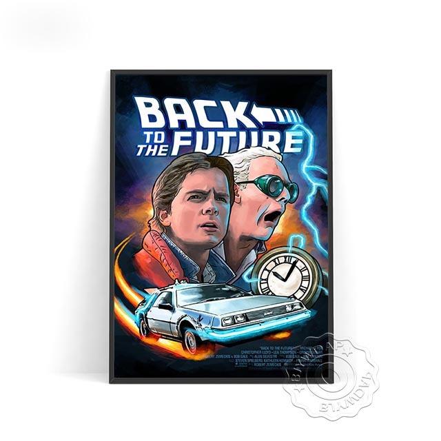 Classic Back To the Future Movie Vintage Posters and Prints Wall Art Abstract Picture Canvas Painting for Living Room Home Decor No Frame