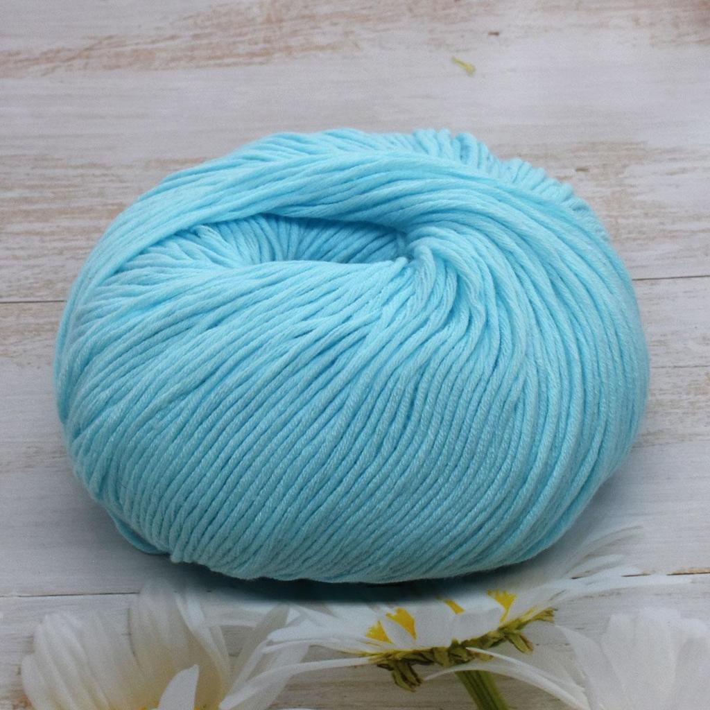 6 шт. хлопковой пряжи для вязания крючком 50 г/шт. 125 м/шт. вязальная пряжа для вязания крючком