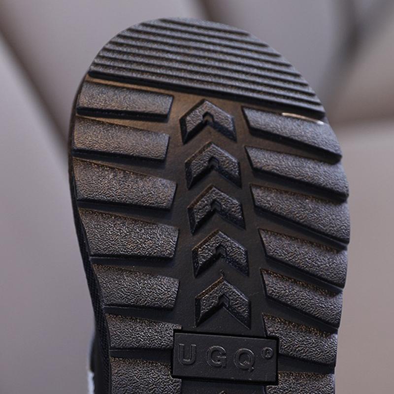 Kids Waterproof Snow Boots Boys Winter Anti Slip Warm Cotton Shoes Children's Plush Shoes