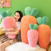 Large Fruit Pillow Rabbit Hair Carrot Long Pillow Girls Children's Bed Pickle Plush Toy Sleeping Pillow