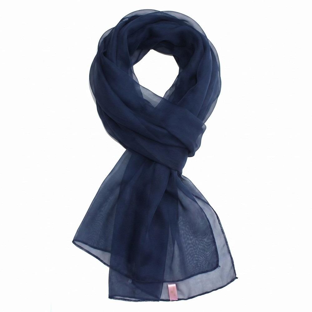 Thin Shawl Chiffon Beach Towel Solid Color Turban Wrap Scarf Women