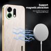 For Oppo K13 Turbo Pro 5G/K13 Turbo 5G Case Electroplating Silk Texture PU+TPU Phone Back Cover