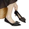 2025 Summer New Slip On Women's High Heels Novelty Butterfly-knot Pointed Toe Med Heel Pumps for Versatile Dress Shoes