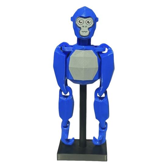 6-Inch Gorilla Toy with Stand 3D Printed Movable Joints Geometric Orangutan Desk Toy Decoration Ornament Gamers Collectors Gift