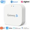Многорежимный шлюз Smart Life Автоматизация умного дома ZigBee WiFi Bluetooth Голосовое управление для Alexa Google