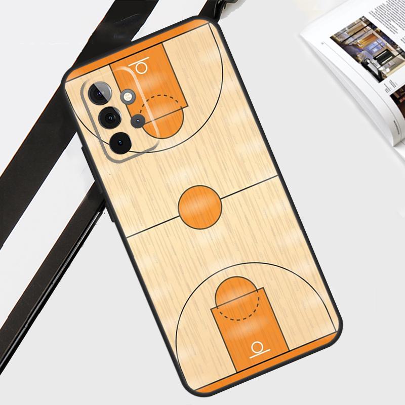 Basketball Court Case For Samsung Galaxy A06 A56 A36 A26 A16 A54 A34 A14 A12 A22 A32 A52 A13 A53 A15 A35 A55