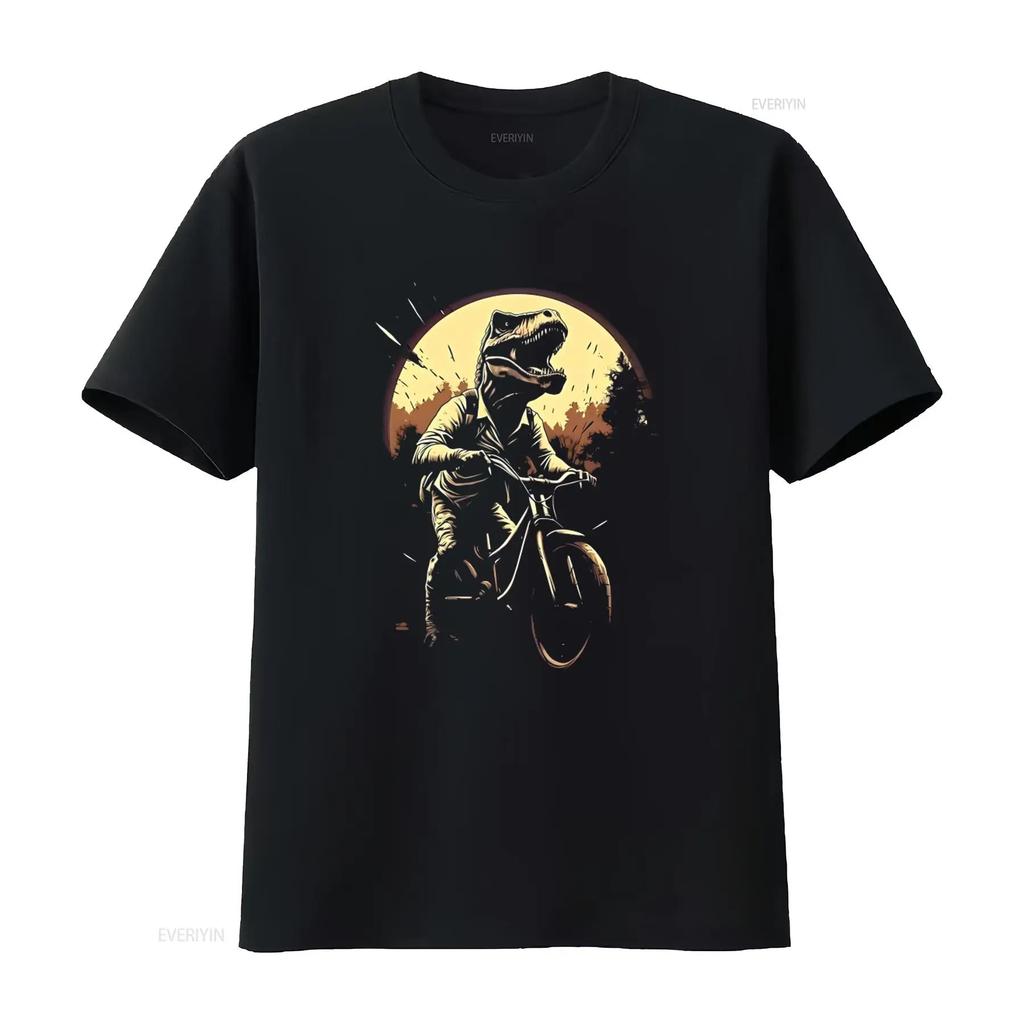 T Rex Riding A Bicycle Shirt Cool Classic Vintage Dinosaur On Bike for Men Perfect Birthday Christmas Fathers Day vintage
