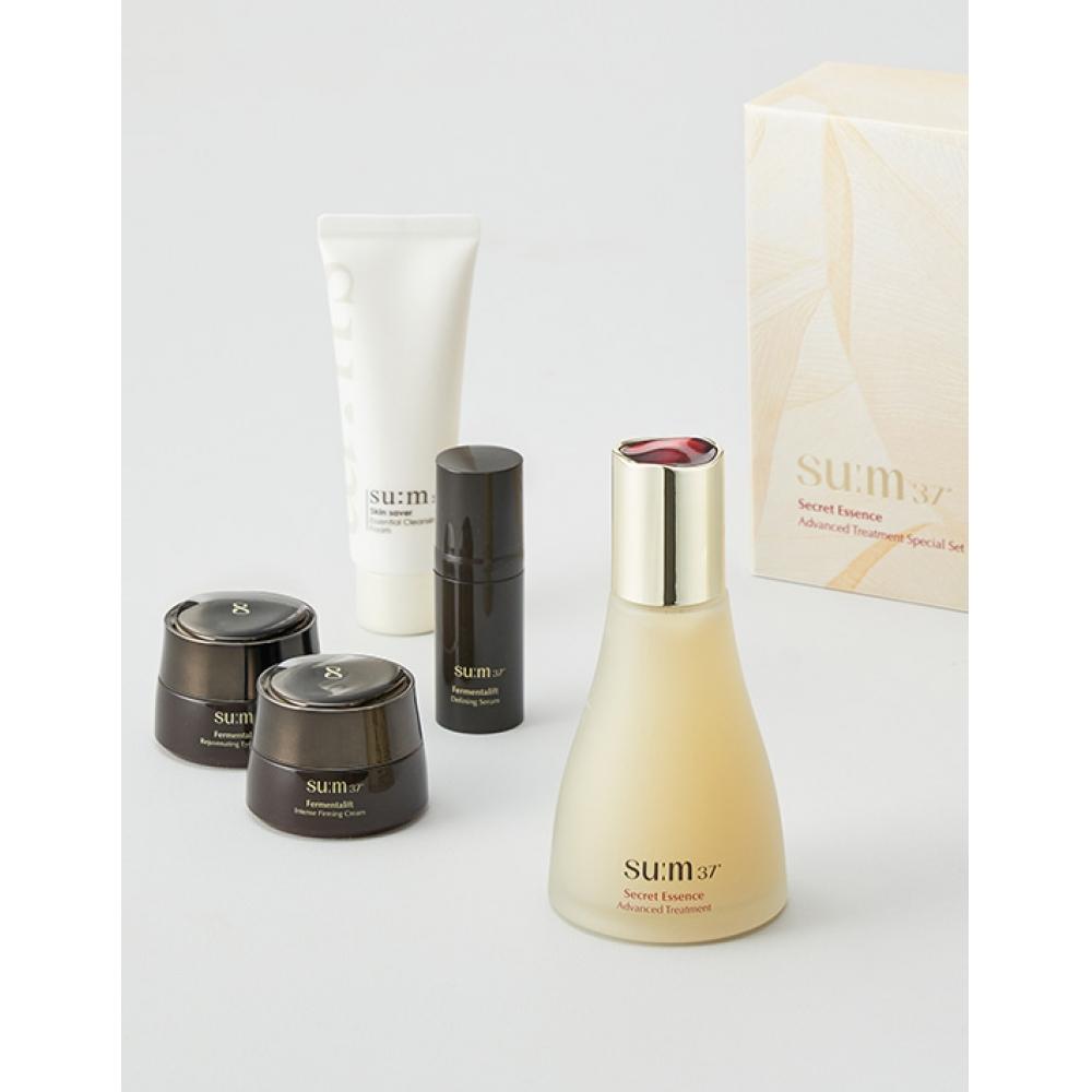 SUM37 Secret Essence 80ml Plan + Serum 10ml+Cream 10ml+eye Cream 10ml+cleansing Foam 40ml
