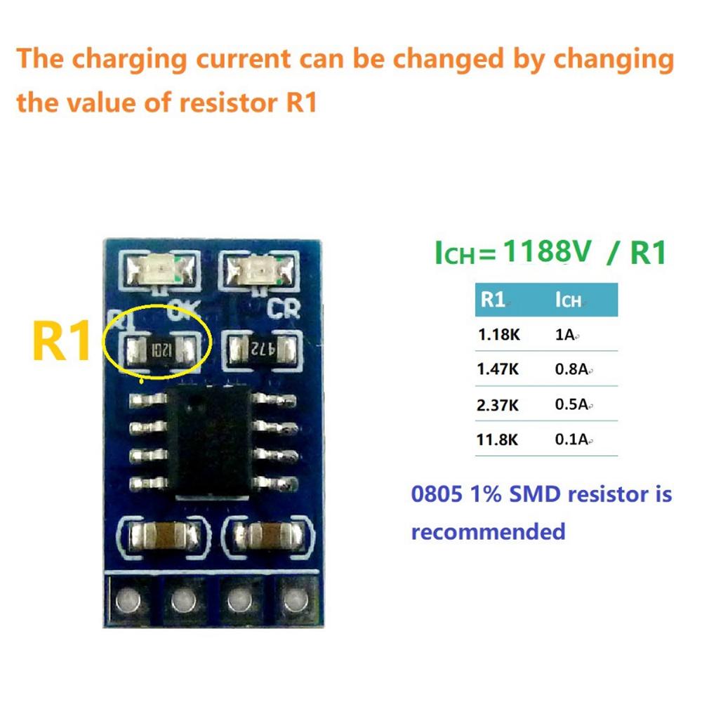 1A 1.1V 1.7V 18611 LiPo Li-ion Литий-ионный модуль зарядного устройства для аккумуляторов MPPT Солнечный контроллер заряда SD11CRMA Зарядка аккумулятора от солнечной панели