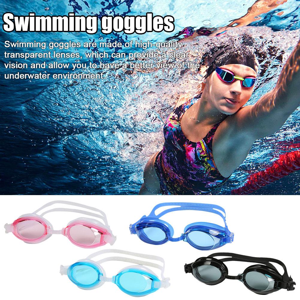 UV Protection Silicone Soft Comfortable Waterproof Adjustable Swimming Glasses Eyewear Professional Swimming Goggles