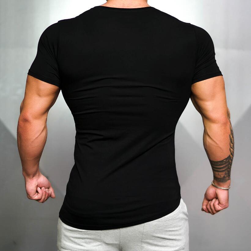 Muscleguys Летняя мужская тренировочная футболка с короткими рукавами для фитнеса и спорта, жилет для мышц, легкая и дышащая футболка для тренажерного зала, бодибилдинга, модные футболки