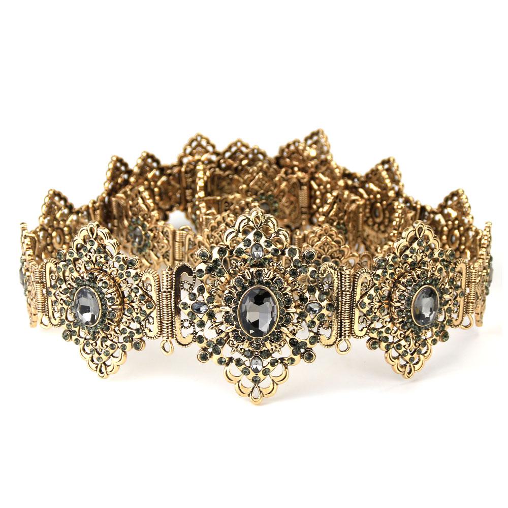 Женский пояс золотого цвета с металлической цепочкой на талию и кристаллами, свадебные украшения, пояс для халата