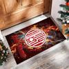 Nottingham Forest FC Printed Crystal Velvet Rug Non‑Slip Crystal Velvet Carpet For Sofa Bedroom Indoor Home Decoration