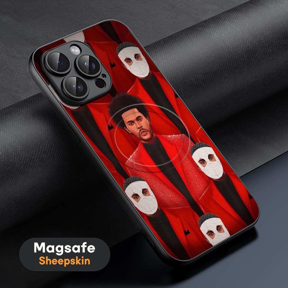 Hot W-Week-NDES Star Cool Phone Case For iPhone 17 16 15 14 13 12 11 Plus Pro Max High-end Luxury Magsafe Sheepskin