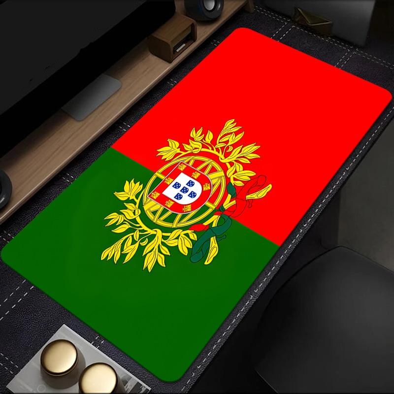 Portuguese Coat Of Arms Mouse Pad, Rubber Base, Mouse Pad for Gamers and Office Use, Gaming Desk , Easy To Clean Mat Christmas fan gifts
