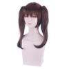 55 СМ Аниме Семь Смертных Грехов Диана Косплей Парики Короткие Коричневые Двойные Хвостики Косплей Парик Волос