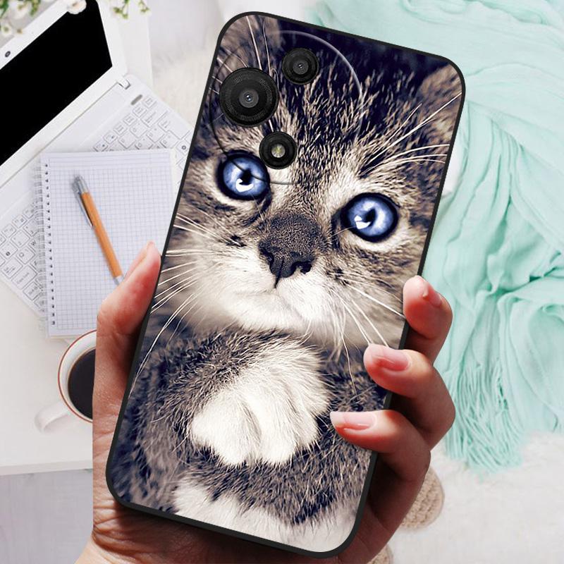 Для TCL 60 SE NXTpaper 5G Чехол Лев Волк Силиконовый Мягкая Задняя Крышка Для TCL 60SE NXTpaper 5G T521K Чехол для Телефона Защитный Чехол