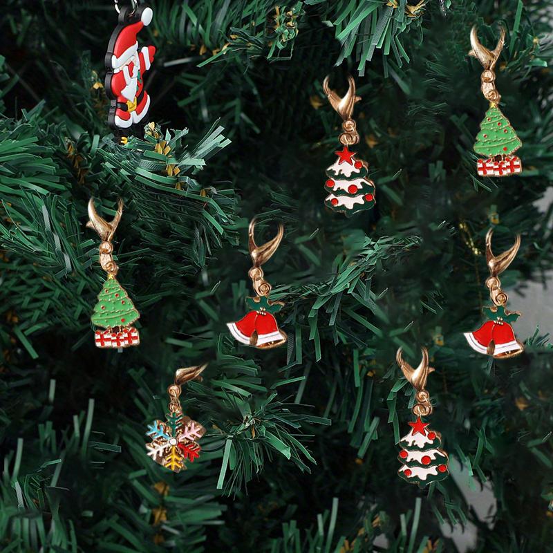 1 шт. Эмалированная декоративная клипса для рюкзака для ключей, для вечеринки, из сплава, подвески для сумки, рождественский брелок, подарки, кошелек для хранения, эстетика