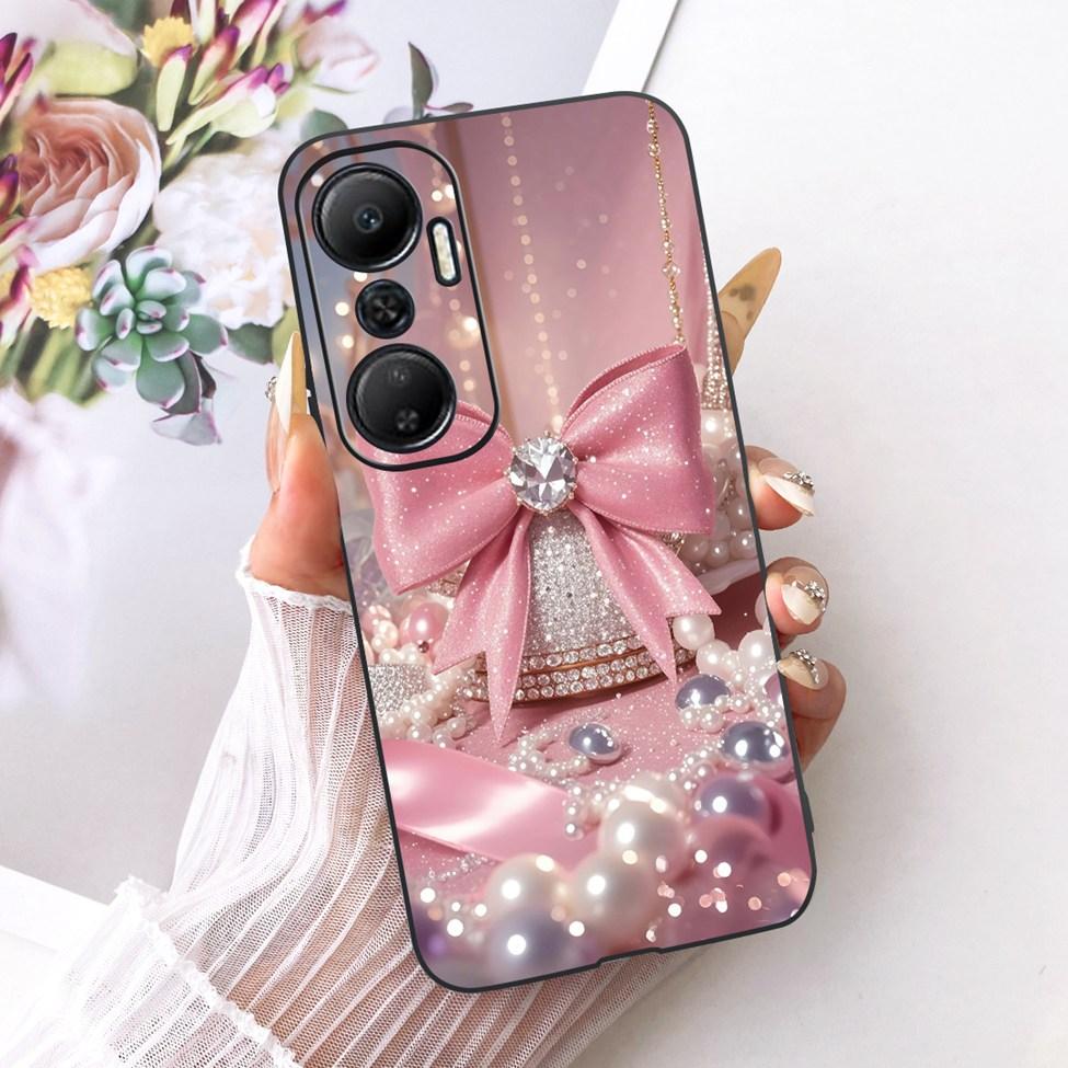 Case For Infinix Hot 20 4G Cover Cute Cat Fashion Butterfly Painted Casing For Infinix X6826 X6826B X6826C