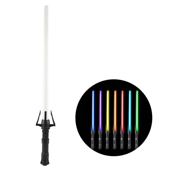 1/2Pcs Durable Adjustable Smooth Edges 3 Modes Movie Cosplay LED Glow Lightsaber Outdoor Toy Daily Play Stick