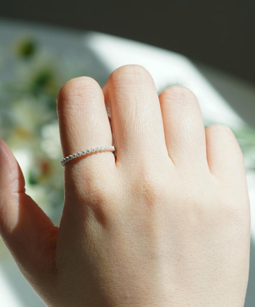 Серебряное кольцо для большого пальца Alleun 925, многослойное, с кубическим цирконием, на колено