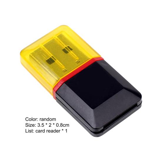 Durable Wide Application High Compatibility Eco-friendly Multifunctional USB 2.0 Memory Card Reader for Travel Card Reader