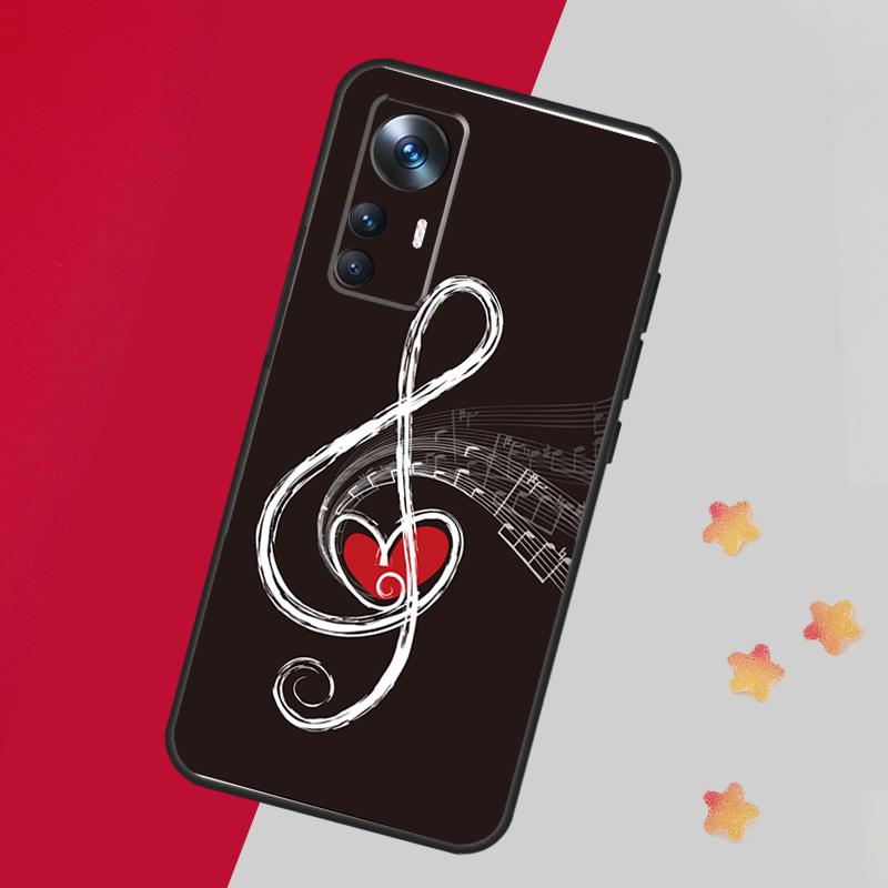 Минималистичный чехол для любителя музыки для Xiaomi 13 14 Pro 13T 12T 11T 12 Lite 12X POCO X5 X3 F5 Pro F4 X4 M5 M5s F3