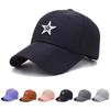 High Quality Customized Breathable Soft Cotton Sporty Hat 3D Star Embroidery Puff Printing Logo Adjustable Baseball Cap
