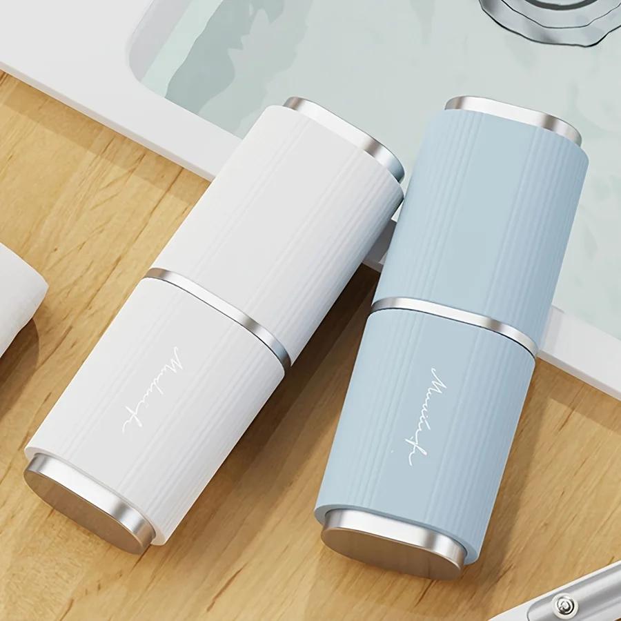 1 портативный футляр для хранения зубных щеток, дорожный футляр для зубных щеток, пластиковый футляр для зубной пасты, командировка, стаканчик для ополаскивателя полости рта