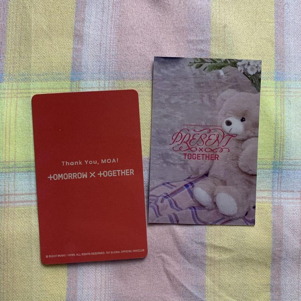 [USED] TXT Fan Live MOAZONE FC Bonus Japan Performance Trading Cards (2) Beomgyu