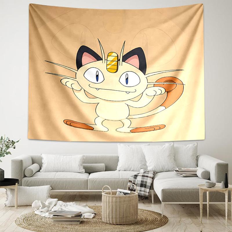 1pc Pokémon1 Tapestry, Living Room, Bedroom, Office, Party Decor, Ideal Festive Gift