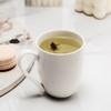 2 шт. Кофейная кружка из костяного фарфора 370 мл Керамическая чайная чашка Белые кофейные кружки для латте, чая, капучино, какао - Можно использовать в микроволновой печи