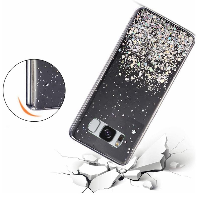 Для samsung galaxy S8 plus s8+ G955F G955FD блестящий чехол для телефона силиконовый мягкий чехол полное покрытие для samsungS8plus задняя крышка
