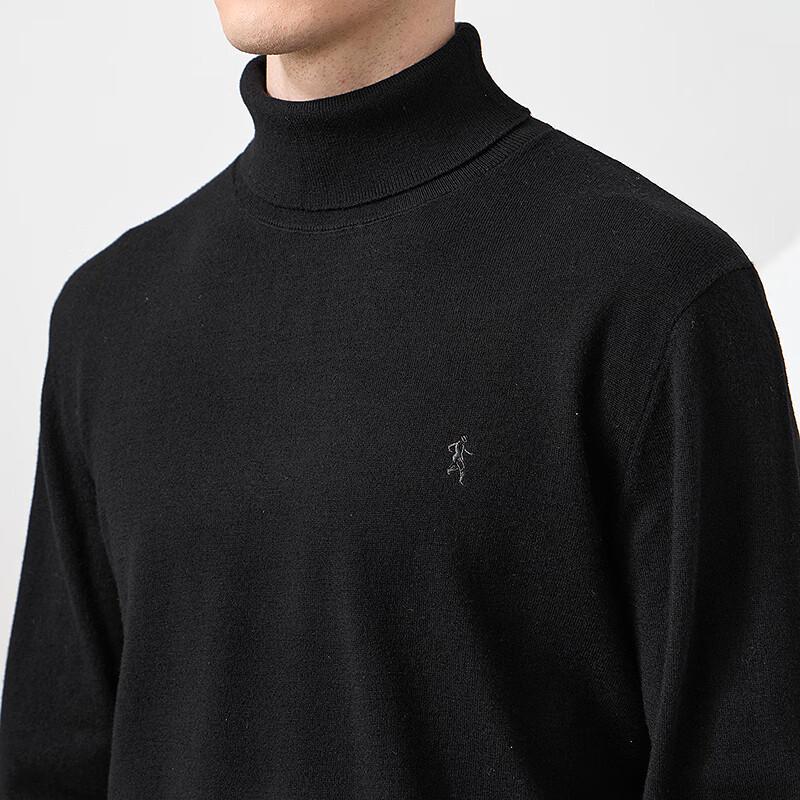 Men's 100% Merino Wool Turtleneck Sweater