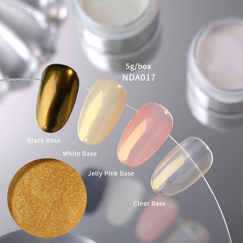 Nicolediary Цветная перламутровая пудра, слюдяная пудра для нейл-арта Symphony Mermaid Ji Polarized Fine Glitter