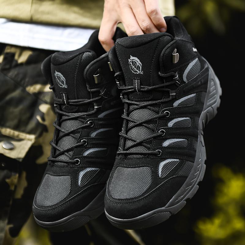 Мужские тактические военные рабочие ботинки, дышащие походные армейские ботинки, легкие мотоциклетные боевые ботинки, ботинки для пустыни